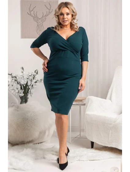 Dámské šaty model 18503385 zelené - Karko