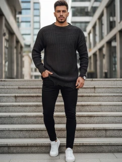 Pánský tmavě šedý svetr Dstreet WX1964