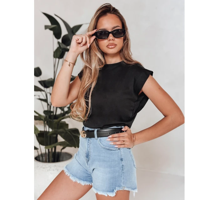 Dámské tričko černé model 21975829 - Dstreet