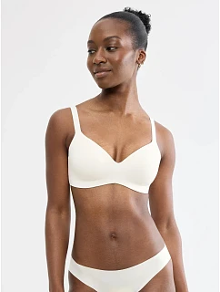 Podprsenka sloggi ZERO Feel 2.0 THE UP TShirt Bra krémová Silk White - SLOGGI
