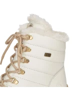 Kožené nepromokavé zateplené boty W white model 21391182 - Rieker