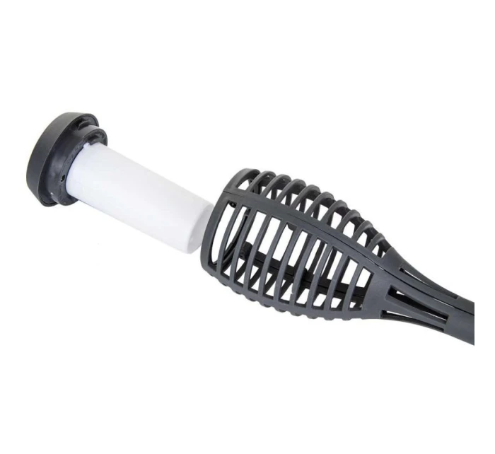 DANCING FLAMES SOLAR LAMP 12 LED SMD 7,5x7,5x46,5 cm KPL 5SZT