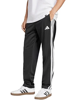 Pánské kalhoty adidas 3-Stripes Tricot Regular-Fit Open Hem černé JI8802