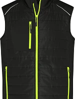 Daiber JN 1822 Pánská hybridní vesta 02.1822 black/neon yellow