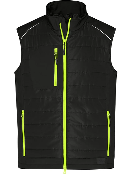Daiber JN 1822 Pánská hybridní vesta 02.1822 black/neon yellow Daiber JN 1822 Pánská hybridní vesta 02.1822 black/neon yellow