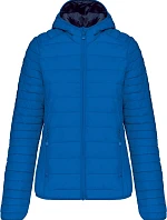 Kariban K 6111 Lehká dámská prošívaná bunda s kapucí 20.6111 light royal blue