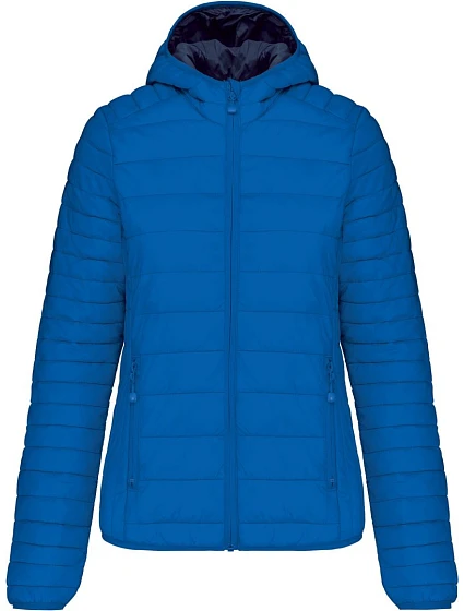 Kariban K 6111 Lehká dámská prošívaná bunda s kapucí 20.6111 light royal blue Kariban K 6111 Lehká dámská prošívaná bunda s kapucí 20.6111 light royal blue