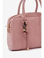 taška Eco semišová s přívěskem Růžová model 22111556 - Flora&Co