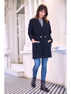 Dámský plášť B099 černý - BEwear