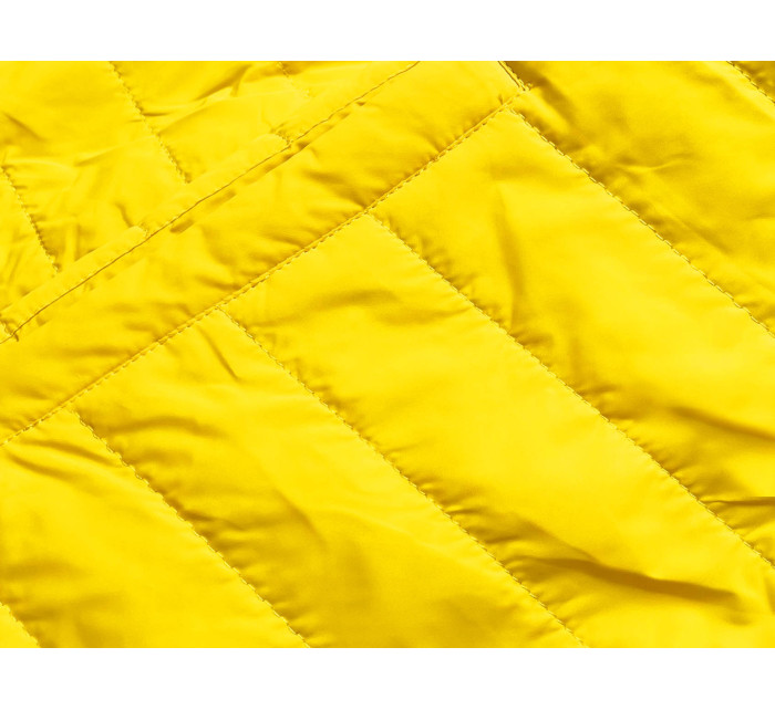 Khaki-žlutá oboustranná dámská bunda (CAN-620BIG)