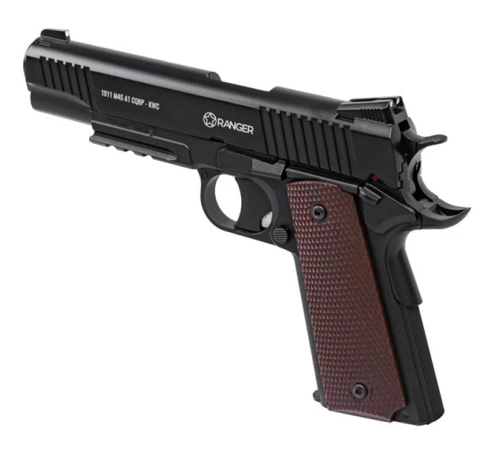 RANGER 1911 M45A1 CQBP větrovka k.4,5BBs 21 ran METAL SLIDE KWC RANGER 1911 M45A1 CQBP větrovka k.4,5BBs 21 ran METAL SLIDE KWC