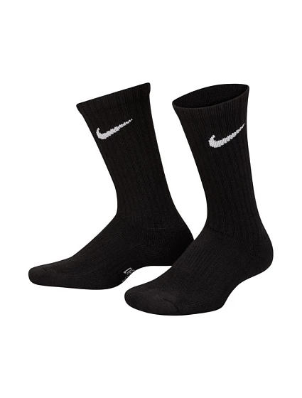 Dětské ponožky Everyday Cush Crew 6 párů černé model 22171058 010 - NIKE Dětské ponožky Everyday Cush Crew 6 párů černé model 22171058 010 - NIKE