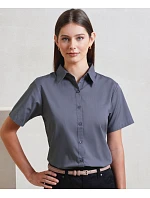 Premier PR 302 Popelínová halenka s krátkým rukávem 39.0302 navy Premier PR 302 Popelínová halenka s krátkým rukávem 39.0302 navy