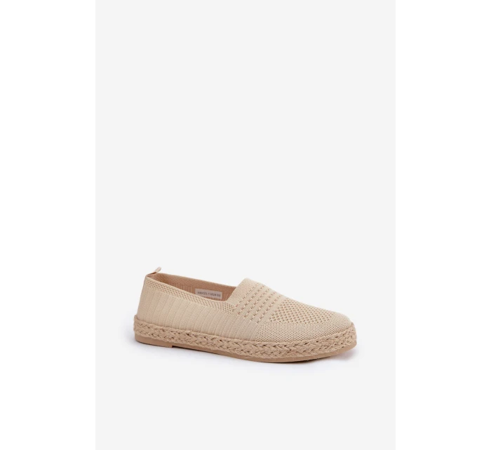 Dámské Espadrilky S Pletením Vinceza 13624 Béžové