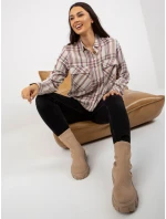 Halenka D70039Z11082A světle béžová Halenka D70039Z11082A světle béžová