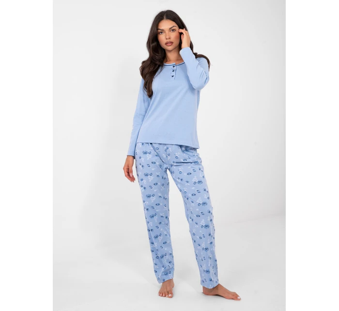 Pyžamo DU PI FP 007.69 světle modré
