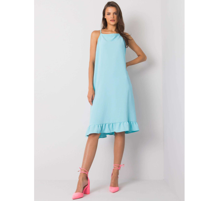 Světle modré ležérní letní šaty