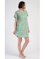 Dámská noční košile s krátkým rukávem model 20207793 - Vienetta Dámská noční košile s krátkým rukávem model 20207793 - Vienetta