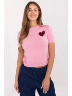 Svetr s krátkým rukávem  model 219974 Factory Price