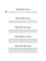 Látková ramínka Julimex RB 63