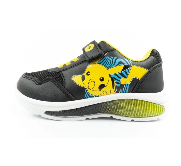 model 21394702 dětské sportovní boty tenisky lehké suchý zip černá žlutá - Leomil model 21394702 dětské sportovní boty tenisky lehké suchý zip černá žlutá - Leomil