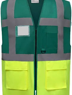 HVW 801 HiVis multifunkční vesta  vis yellow model 22502365 - Yoko