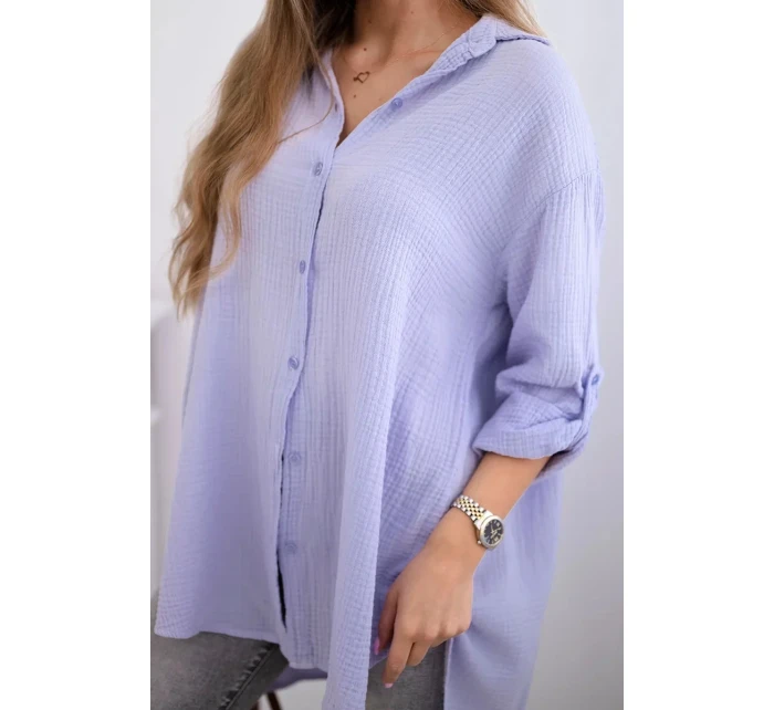 Bavlněná mušelínová košile Bavlněná mušelínová košile