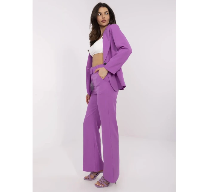 Kalhoty DHJ SP 18737.08 fialové Kalhoty DHJ SP 18737.08 fialové