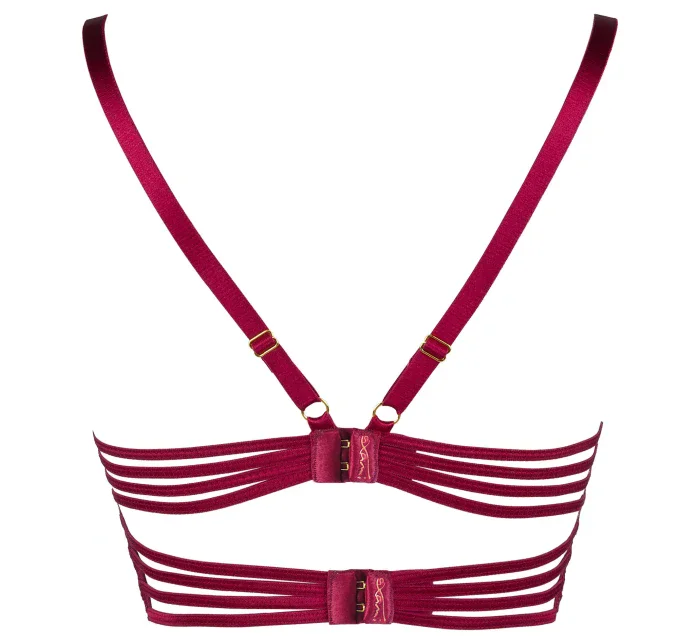 Dámská podprsenka Vínová model 19341939 - Axami Dámská podprsenka Vínová model 19341939 - Axami