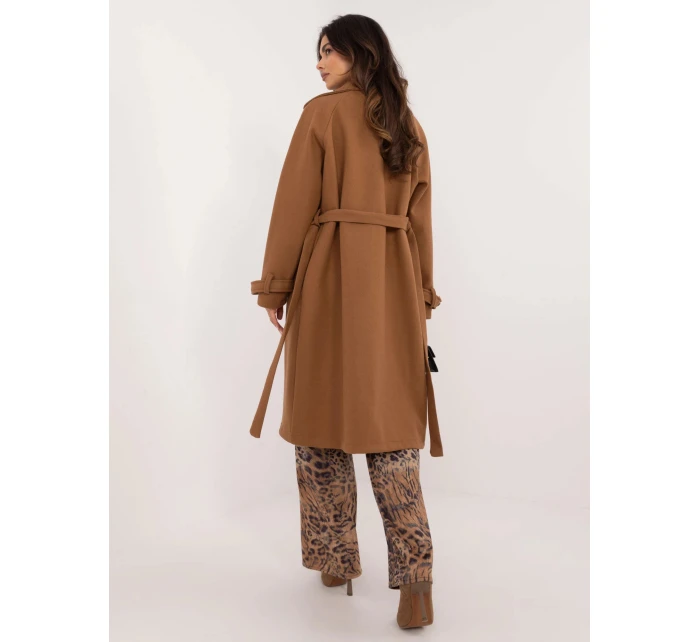 Dámský kabát TW EN BI 2209.71P Hnědá velbloudí - Och Bella