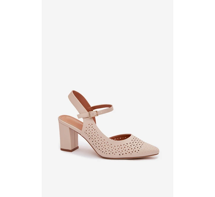 Sandály na podpatku  model 226504 Step in style