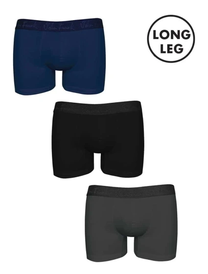 Pánské boxerky John Frank JF3BMODLONG01 3PACK