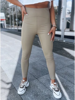 Dámské voskované legíny  beige Dstreet model 21970474 - FashionStreet