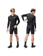 model 22114123 Cyklistický dres s dlouhým rukávem Diamond velikost S černý - Rockbros