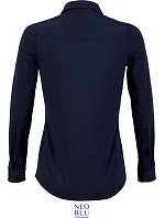 Women Halenka s dlouhým rukávem night blue model 22499739 - NEOBLU Women Halenka s dlouhým rukávem night blue model 22499739 - NEOBLU