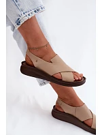 Kožené dámské sandály model 22122918 - Zazoo