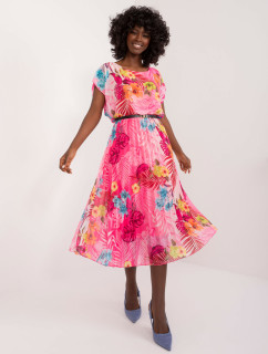 Sukienka DHJ SK  różowy model 20105394 - FPrice