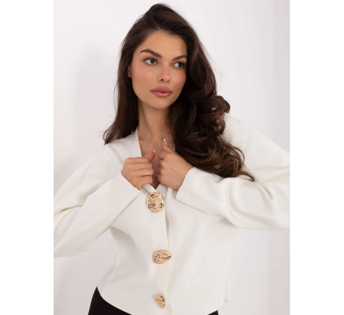 Sweter PM SW model 21771742 ecru - FPrice Sweter PM SW model 21771742 ecru - FPrice