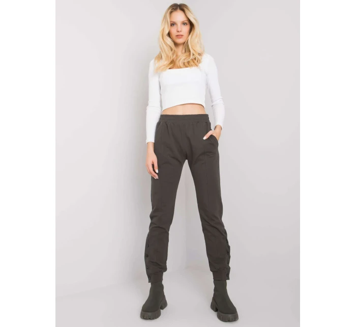 Tepláky RV DR 7365.17P tmavá khaki