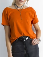 T shirt RV TS model 21275305 ciemny pomarańczowy - FPrice T shirt RV TS model 21275305 ciemny pomarańczowy - FPrice