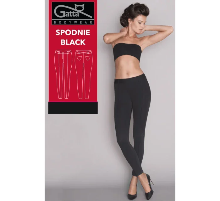 Dámské kalhoty Black GATTA model 2628505 - GATTA BODYWEAR Dámské kalhoty Black GATTA model 2628505 - GATTA BODYWEAR