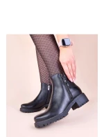 Boty na podpatku model 221011 Solea Boty na podpatku model 221011 Solea