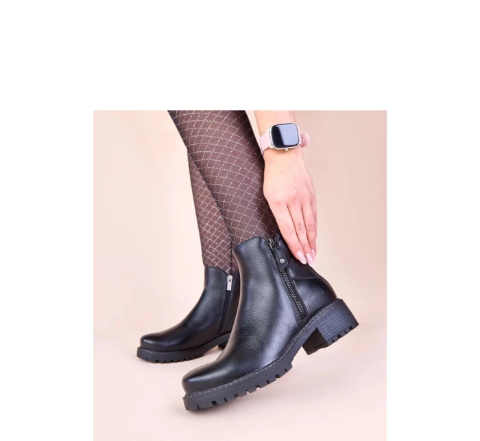 Boty na podpatku model 221011 Solea Boty na podpatku model 221011 Solea