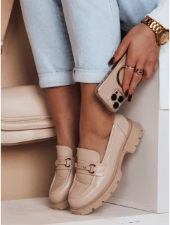 Dámské béžové mokasíny MNIMNI FashionStreet ZY0659