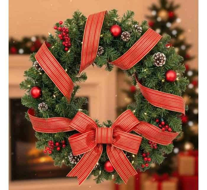 ZLATÝ PÁSEK 6,3 cmx3 m ČERVENÝ