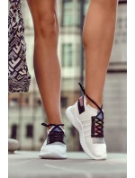 Dámská sportovní obuv nazouvací Bíle model 21591025 - Boto Dámská sportovní obuv nazouvací Bíle model 21591025 - Boto