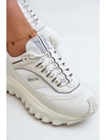 Dámské Kožené Tenisky Na Platformě Big Star model 21671508 HIPOLY SYSTEM Bílé - Big Star Shoes Dámské Kožené Tenisky Na Platformě Big Star model 21671508 HIPOLY SYSTEM Bílé - Big Star Shoes