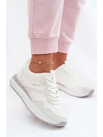 Dámské tenisky na platformě Big Star TT274279 Bílé