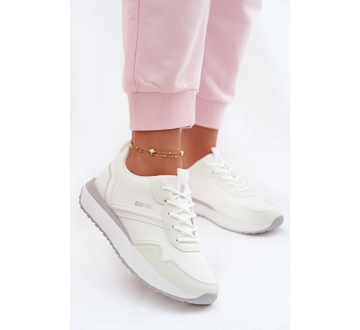 Dámské tenisky na platformě Big Star TT274279 Bílé