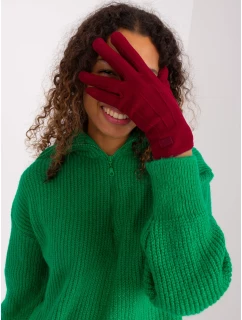 Rękawiczki AT RK model 19381328 bordowy - FPrice